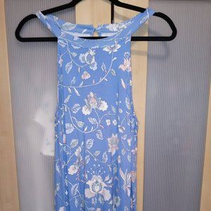 Pretty Ann Taylor Loft Blue Sundress Size M